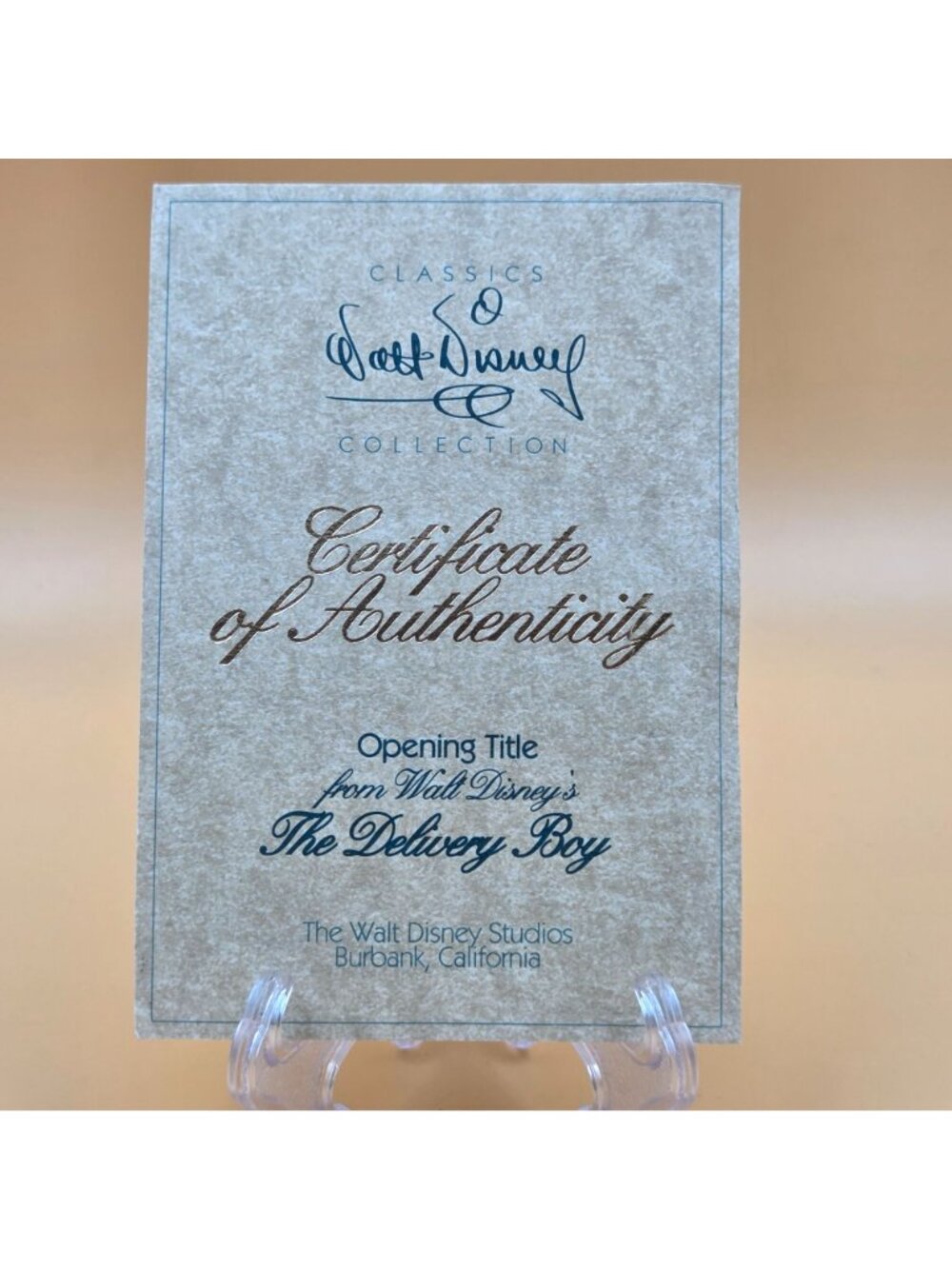 WDCC The Delivery Boy Opening Title Mickey Mouse Walt Disney Classics Collection - Picture 5 of 10